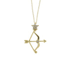.07ct Diamond Fashion Pendants 14KT Yellow Gold