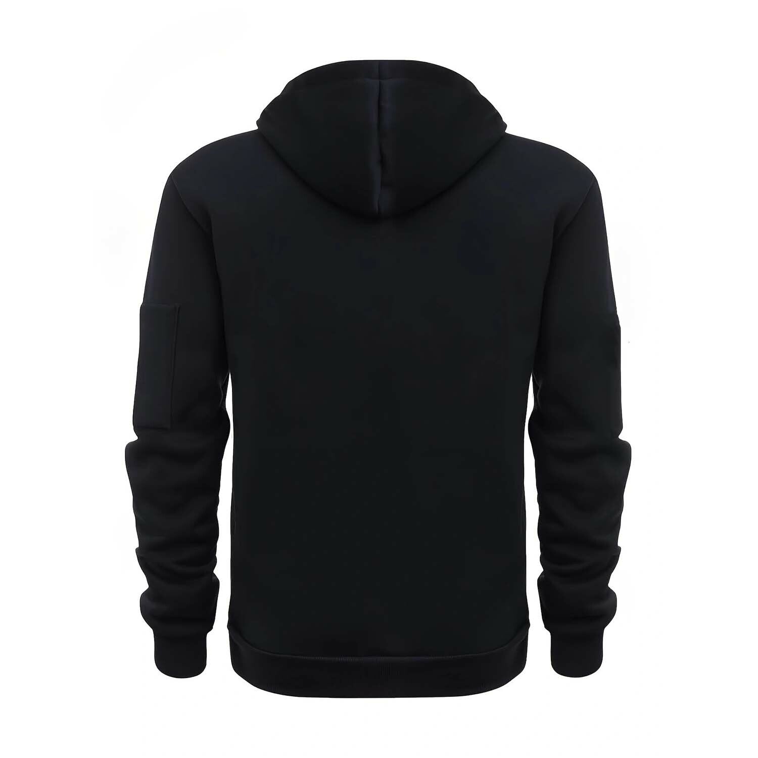 Quarter-Zip Utility Hoodie // Black