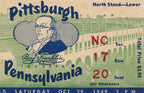 1949 U of Pennsylvania vs. Pittsburgh College Football Game Ticket Stub 144211