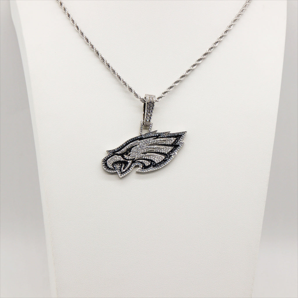 Philadelphia Eagles Zircon Pendant Necklace – Perfect Fan Gift for Game Day & Holidays