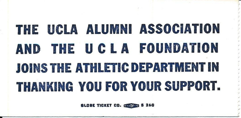1978 UCLA Bruins vs. Stanford University Football Game Ticket Stub 148630