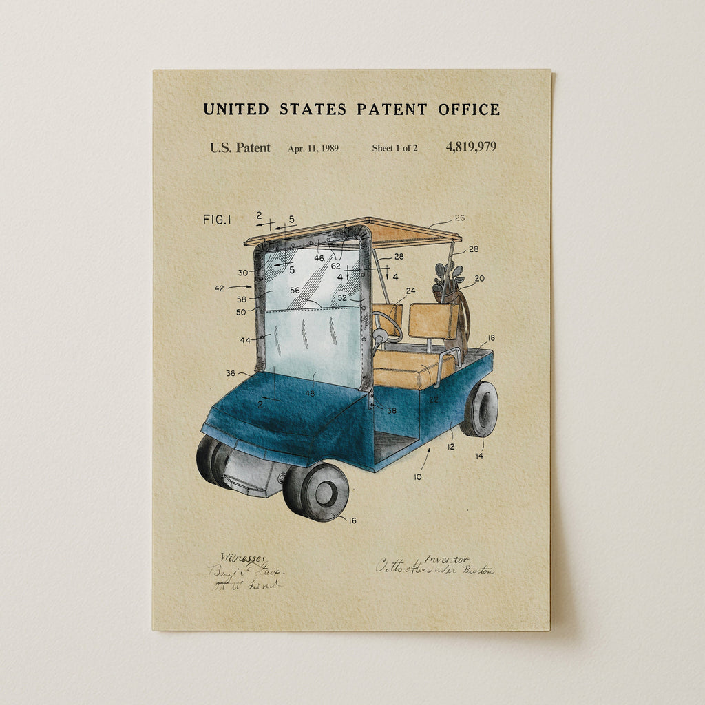 Blue Golf Cart (1989)