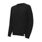 Solid Crew-Neck Sweater // Black