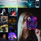 LED Halloween Face Changing Mask