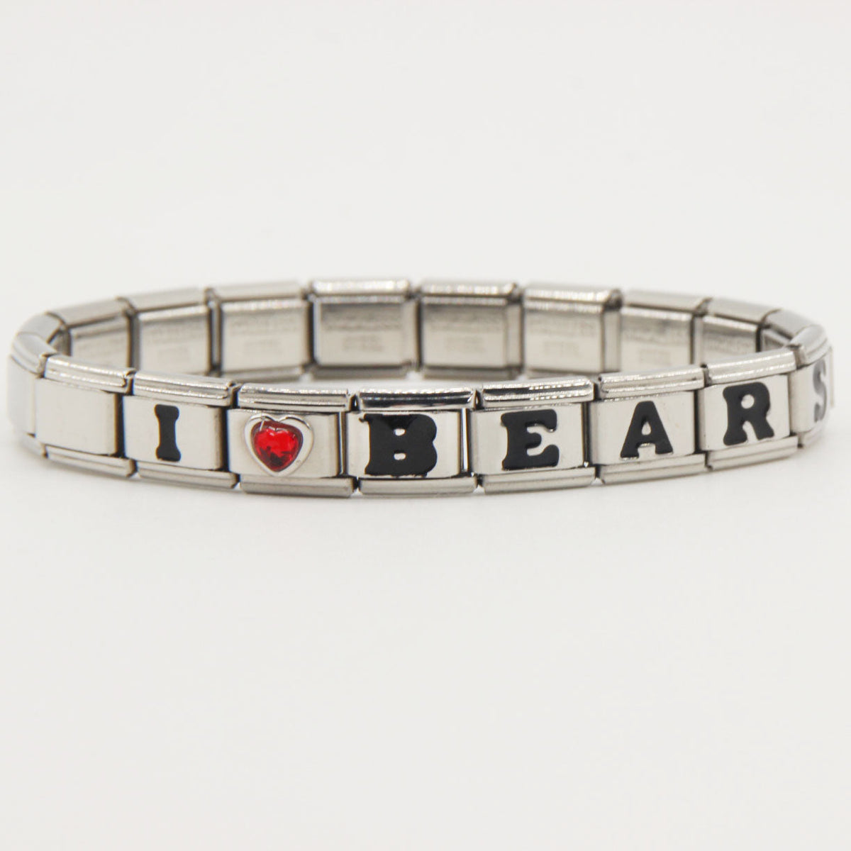Chicago Bears Italian Charm Bracelet – Perfect Valentine’s Day, Holiday & Any Occasion Gift for Fans