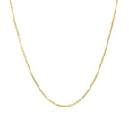 10k Yellow Gold Cable Chain 1.1mm