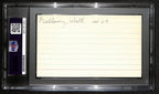 Walt Bellamy HOF Signed/Auto 3x5 Index Card New York Knicks PSA/DNA 188571