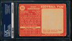 Sonny Jurgensen HOF Signed/Insc 1958 Topps Rookie Card #90 Eagles PSA/DNA 186382