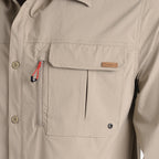 Outdoor Shirt with Pockets // Beige