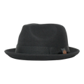 Goorin Bros Charlestowne Wool Fedora Hat — Black