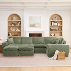 Sectional Sofa With Moveable Ottoman