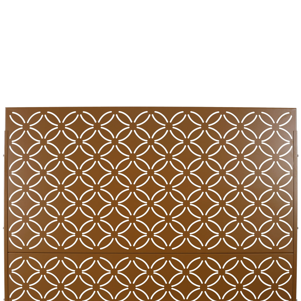 Metal Privacy - Brown