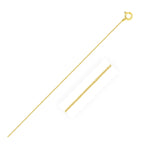 14k Yellow Gold Classic Box Chain 0.45mm