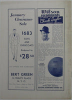 1937 NCAA Basketball Doubleheader Games Program at Madison Square Garden  145185