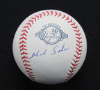 Mark Salas Signed/Auto Yankees 100th OML Baseball MAB 187056