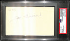 Joe Torre Signed/Auto 3x5 Index Card New York Yankees PSA/DNA 187236