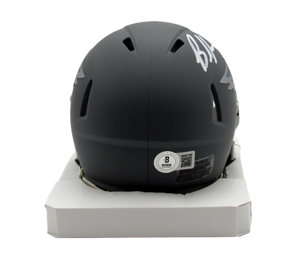 Brandon Graham Autographed Slate Mini Helmet Philadelphia Eagles Beckett 193071