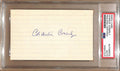 Charlie Conerly HOF Autographed 3x5 Index Card New York Giants PSA/DNA 179083