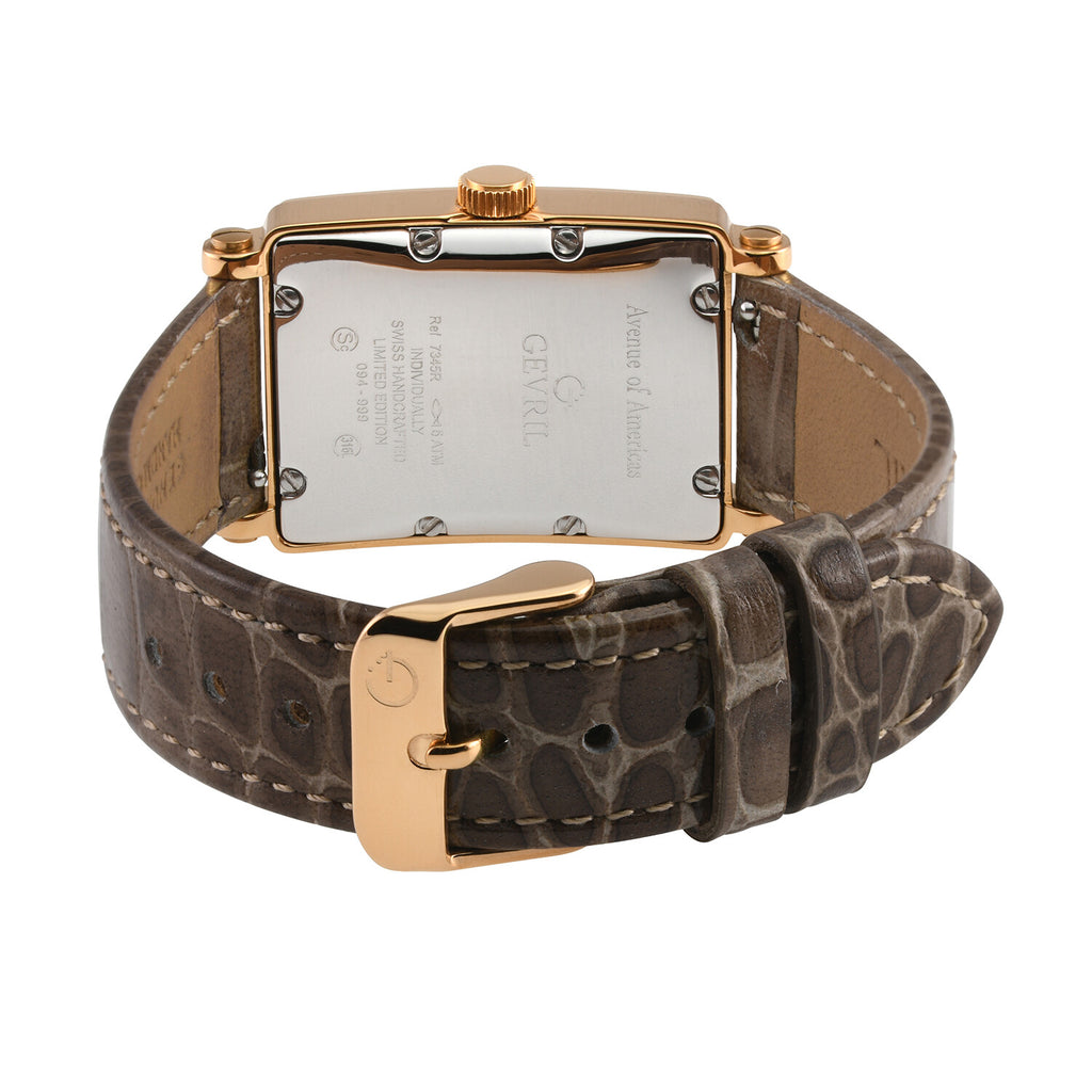 Gevril Ladies Avenue of Americas Mini Swiss Quartz // 7345R-3