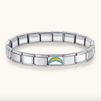 Football Team Logo Italian Charm Bracelet – Custom Gifts for Fans