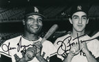 Leon Wagner/Joe Pepitone Dual-Signed/Autographed 8x10 B/W Photo PSA/DNA 159647