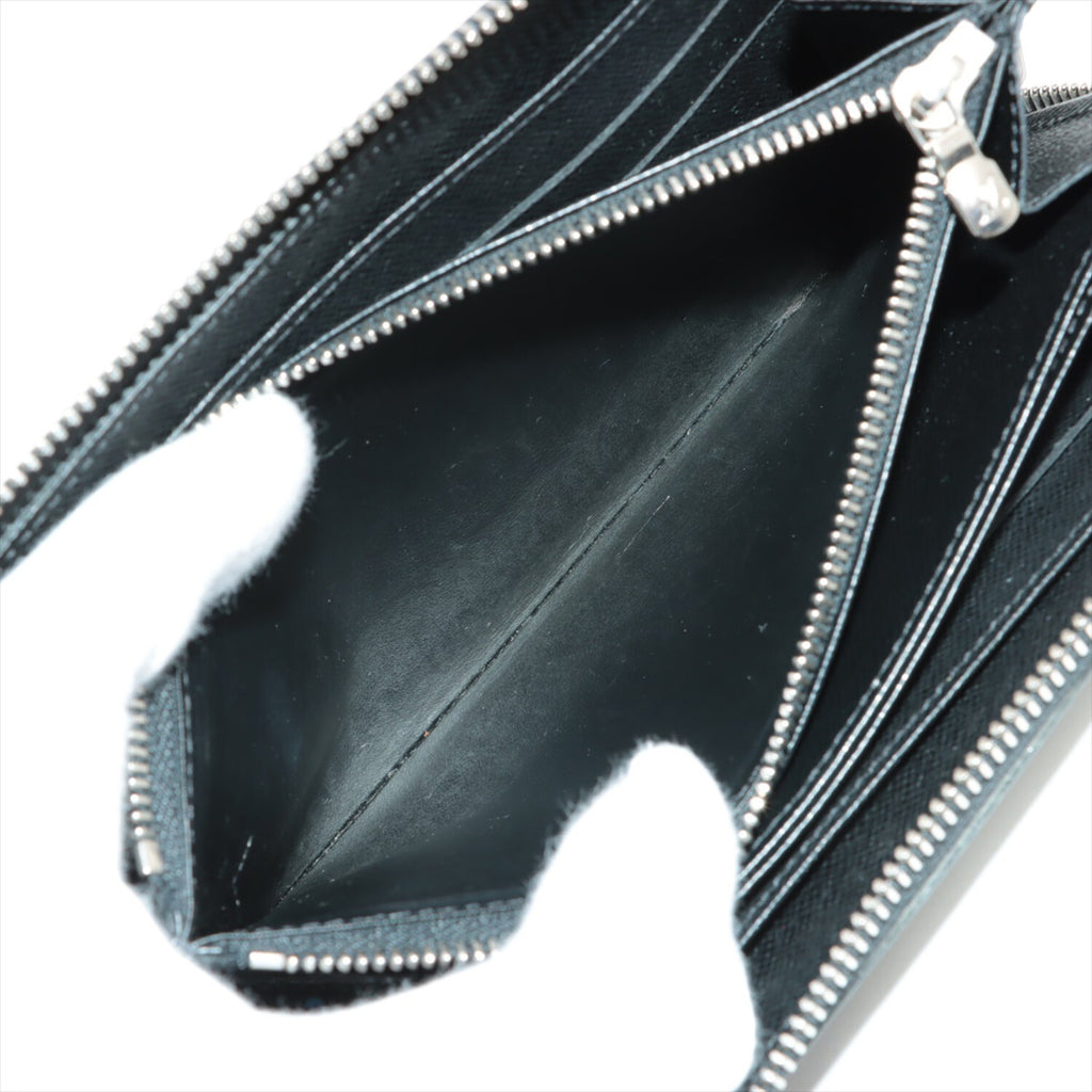 Louis Vuitton Epi Zippy Wallet Round-Zip-Wallet // Black