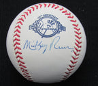 Mickey Rivers Signed/Auto Yankees 100th OML Baseball PSA/DNA 187004