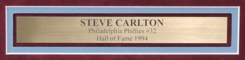 Steve Carlton HOF Autographed 16x20 Photo Phillies Framed PSA/DNA 178396