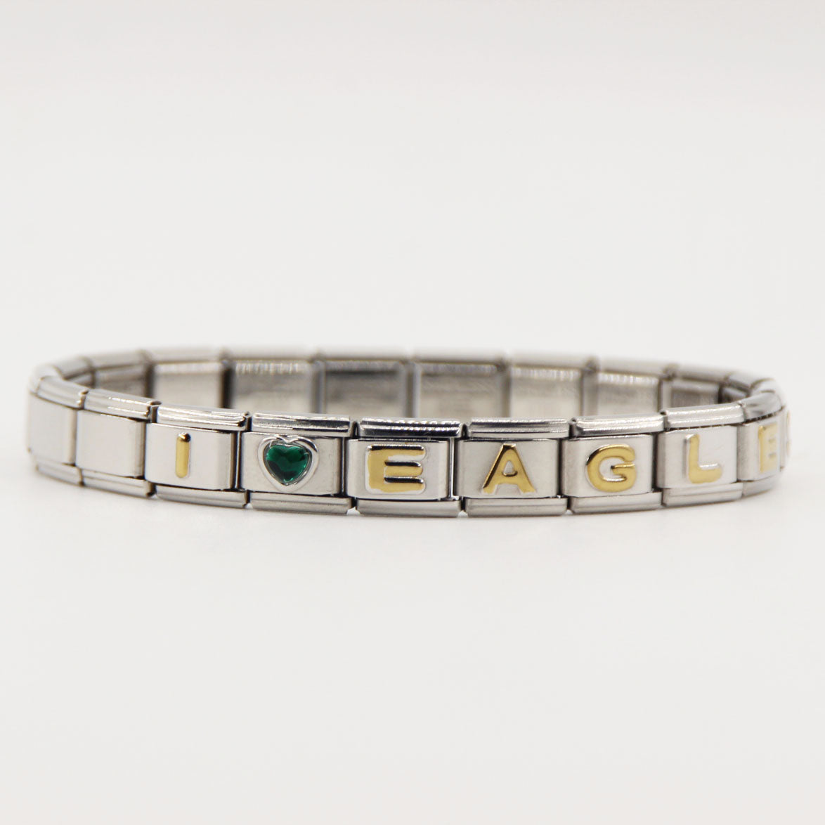 GO BIRDS  Italian Charm Bracelet -Game Day & Special Gift for Eagles Fans