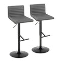 Mason - Contemporary Adjustable Barstool With Swivel (Set of 2)