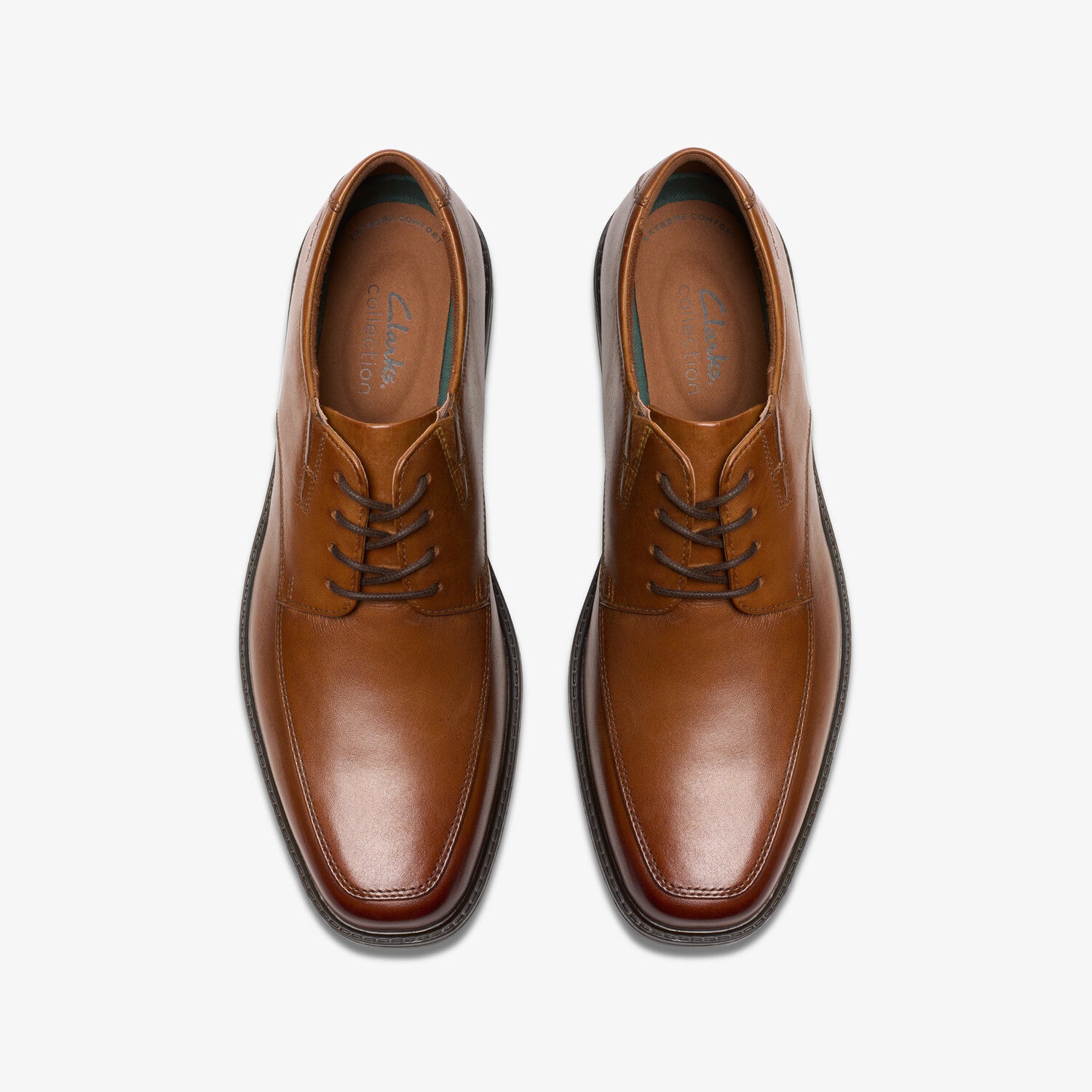 Cosgrove Apron // Apron-Toe Derby // Dark Tan Leather