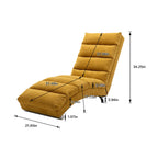 Massage Chaise Lounge Indoor, Ergonomic Electric Massage Lounger
