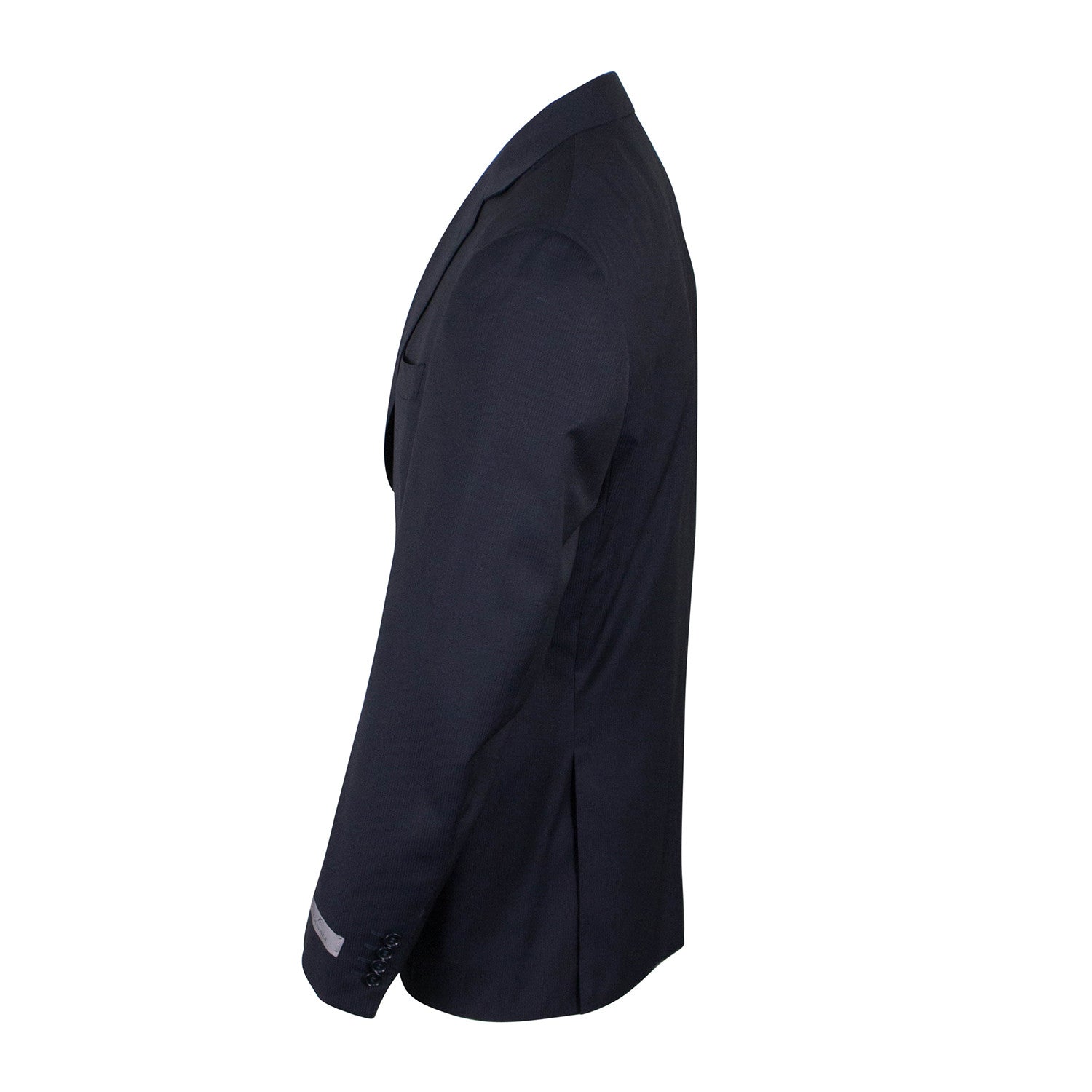 Wool 2 Button Classic Fit Suit  // Black