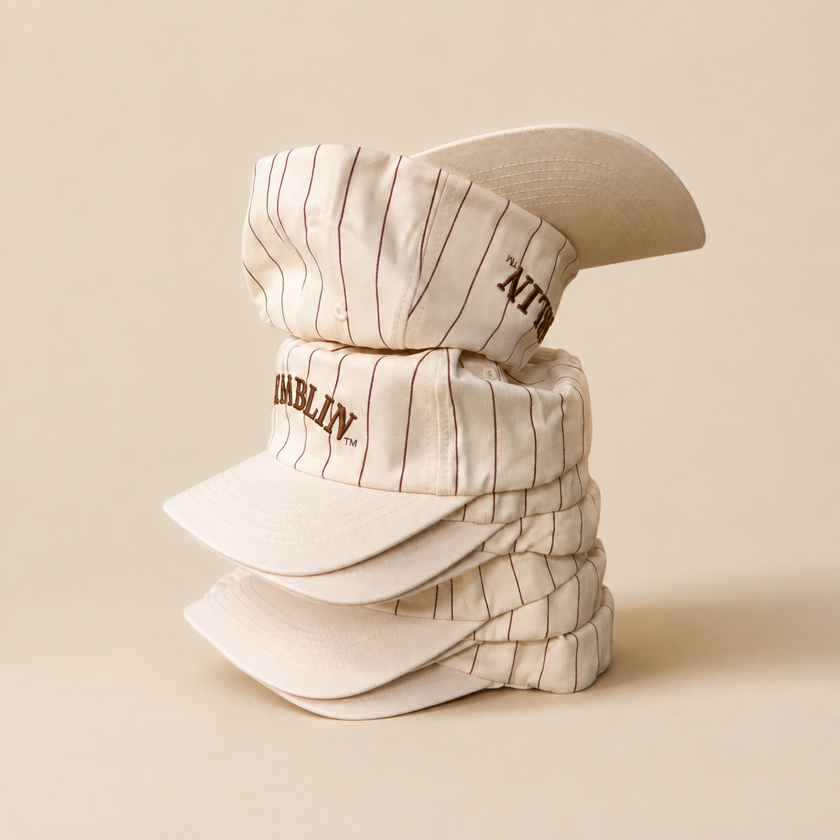 The Pinstripe Gambler Cap