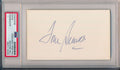 Tom Seaver HOF New York Mets Signed/Auto 3x5 Index Card PSA/DNA 155402