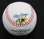 Jose Veras Signed/Auto Yankees 100th OML Baseball MAB Inscr 187112