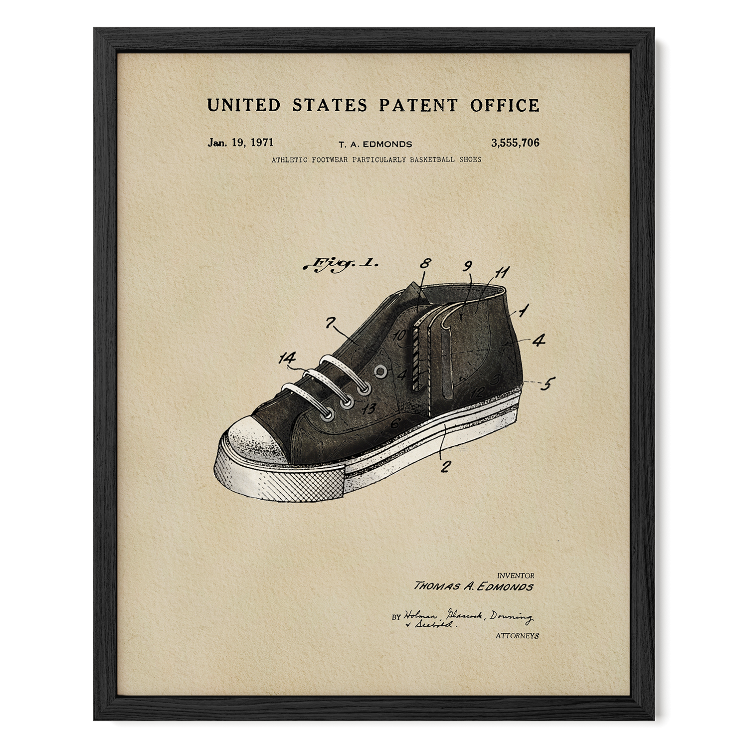 Retro Basketball Shoe (1968)