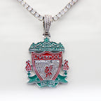 Liverpool Football Club Necklace – LFC Crest Pendant Jewelry Gift for Fans