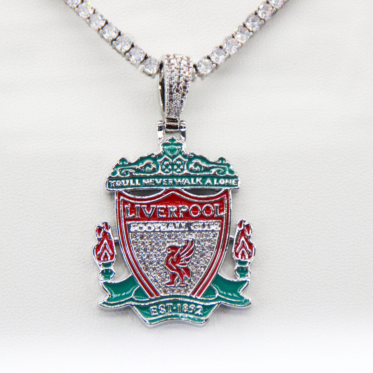 Liverpool Football Club Necklace – LFC Crest Pendant Jewelry Gift for Fans