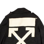 Black Crop Arrow Jacket
