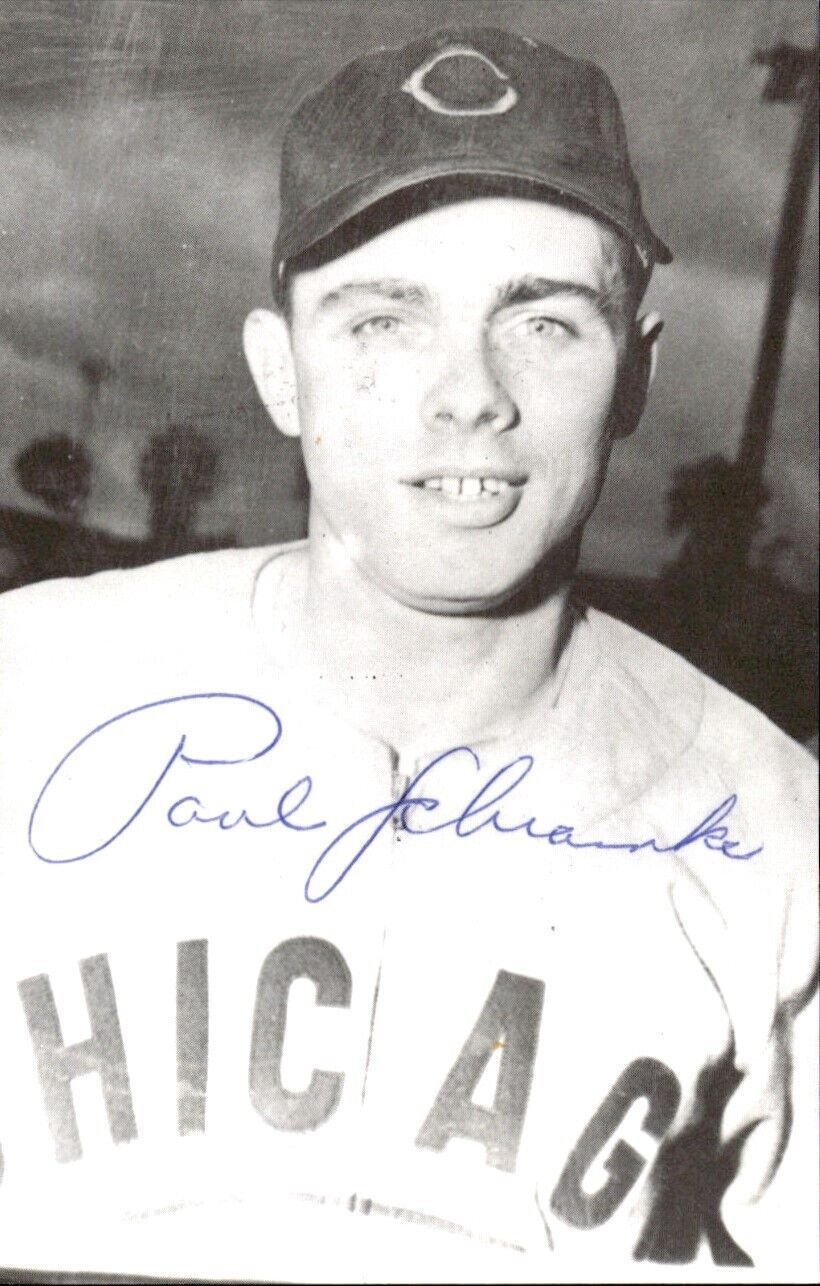 Paul Schramka Cubs Signed/Autographed 3x5  Photo 178784