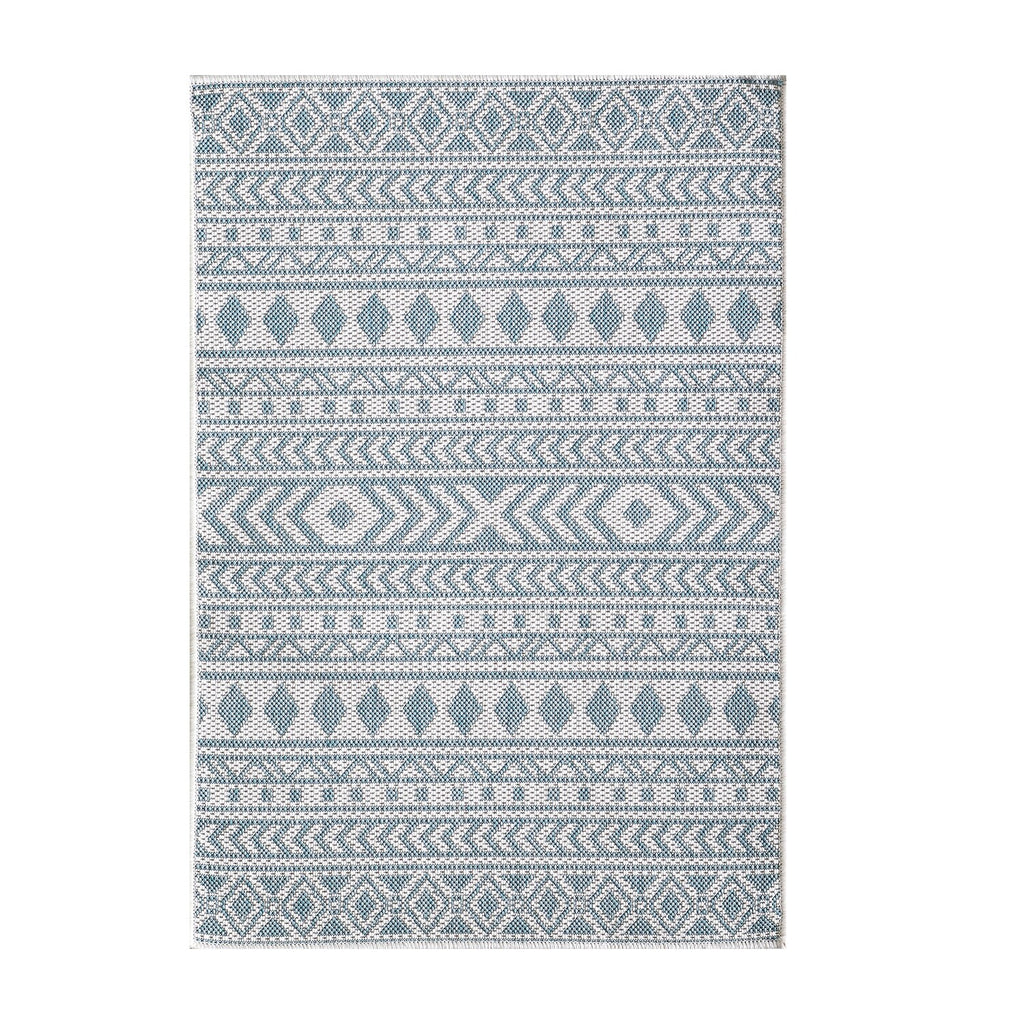 Provo Natura - Machine Woven Performance // Ivory/Aqua - Botanical