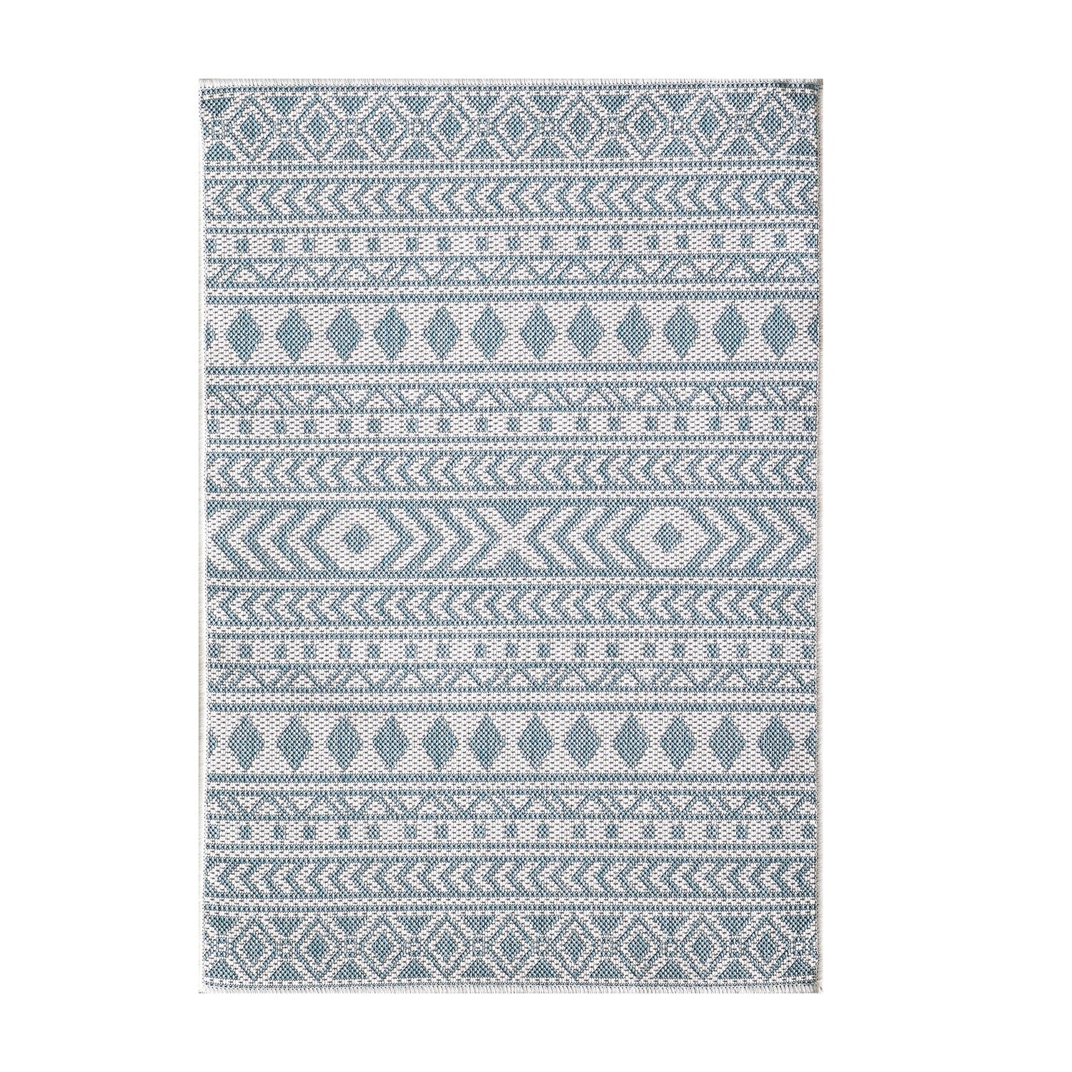 Provo Natura - Machine Woven Performance // Ivory/Aqua - Botanical