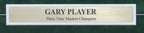 Gary Player Autographed/Signed 2016 Masters Flag framed JSA 130162