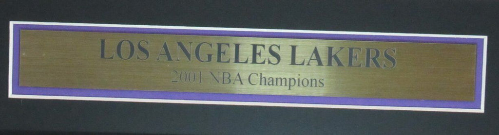 2001 Los Angeles Times Newspaper LA Lakers NBA Champs Framed 166175