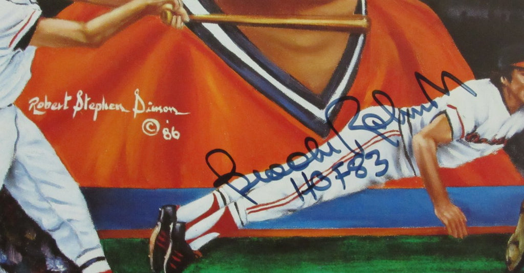 Brooks Robinson HOF Signed/Inscribed 18x24 Photo Baltimore Orioles JSA 192908