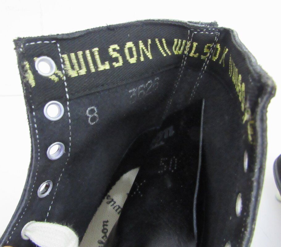 Pair of Vintage Wilson Riteweight Black Football Cleats Size 8  NIB 182907