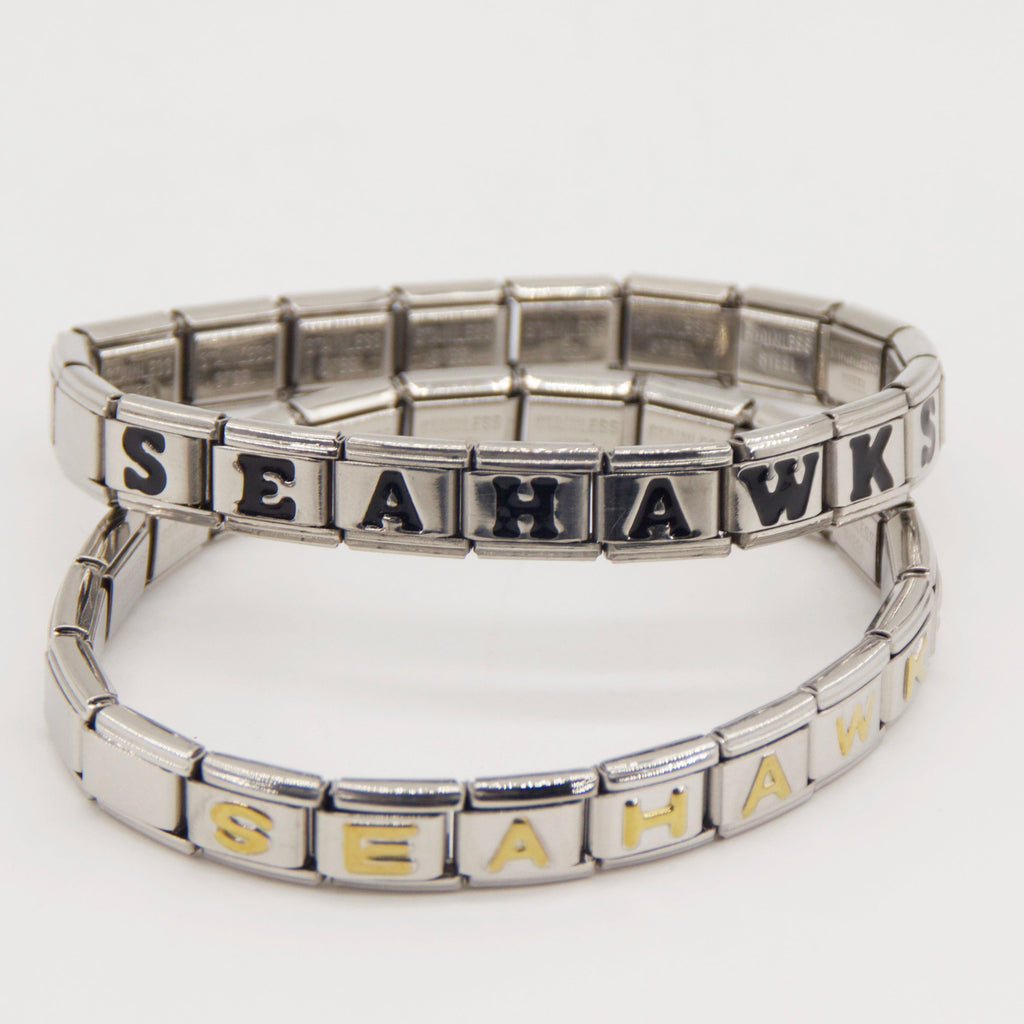 Seattle Seahawks Italian Charm Bracelet – Personalized Fan Gift for  for Birthdays, Holidays & Game Day