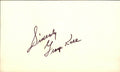 George Kell HOF Detroit Tigers d.2009  Signed/Autographed 3x5 Index Card 162558