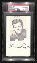 Kyle Rote Signed/Auto 3x5 Index Card New York Giants PSA/DNA 189024